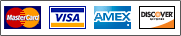 Master Card | Visa | Amex | Discover Express Credit Cards Accepted